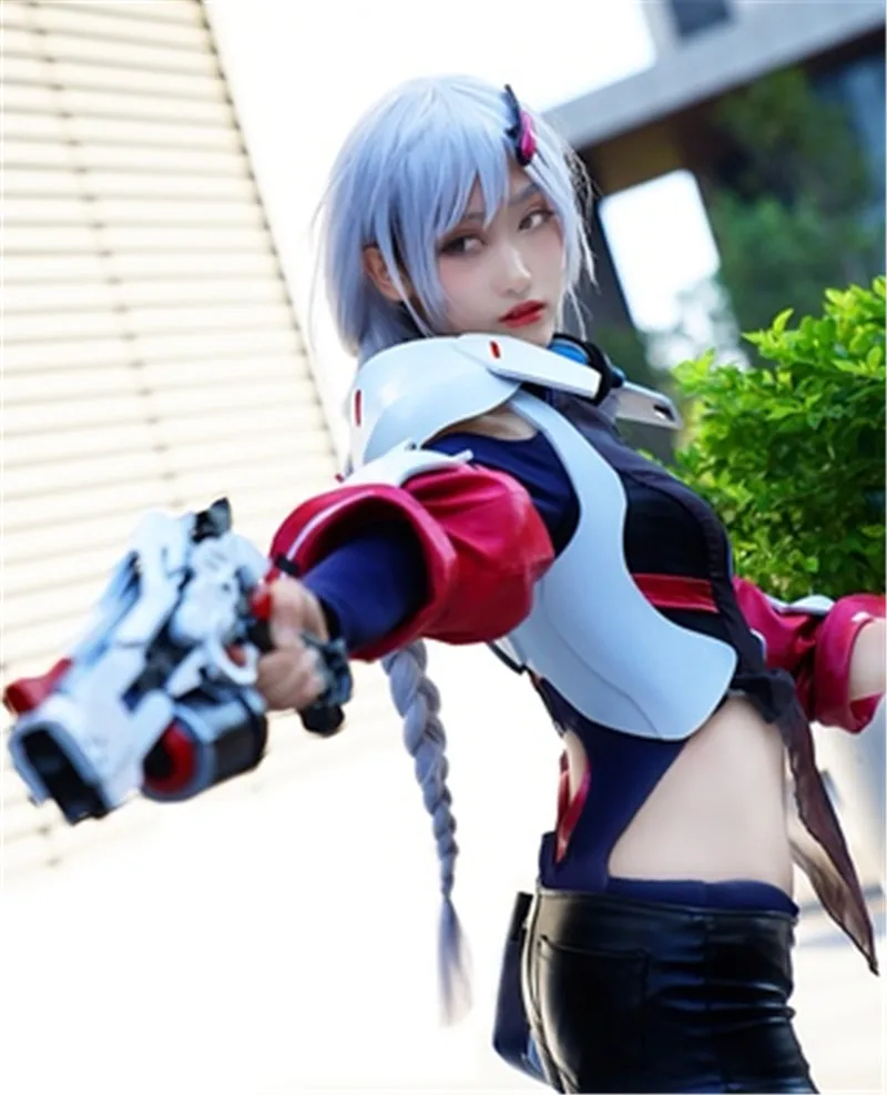 Новинка парик для косплея игры Honkai Impact 3 киана каслана косички хвосты Серебристые