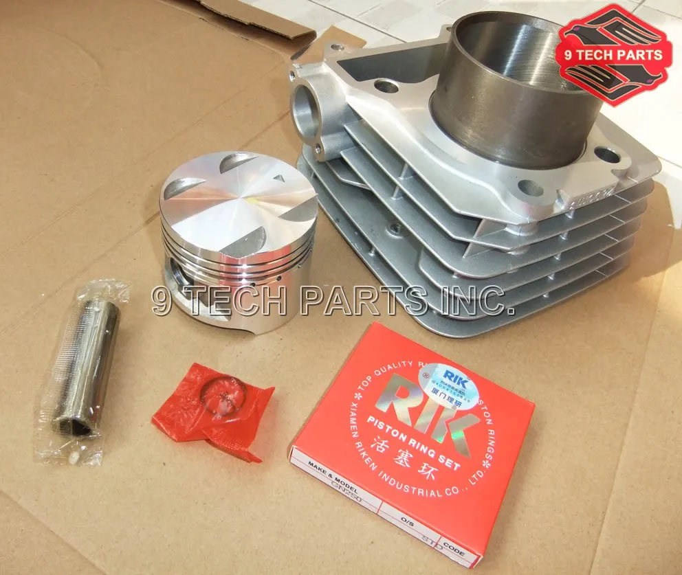 without gasket Комплект цилиндров с поршневыми кольцами 72 мм Диаметр OEM 11210-38202 для GN250 DR250 DF250 GZ250 LT250 249CM3 - Цвет: without gasket