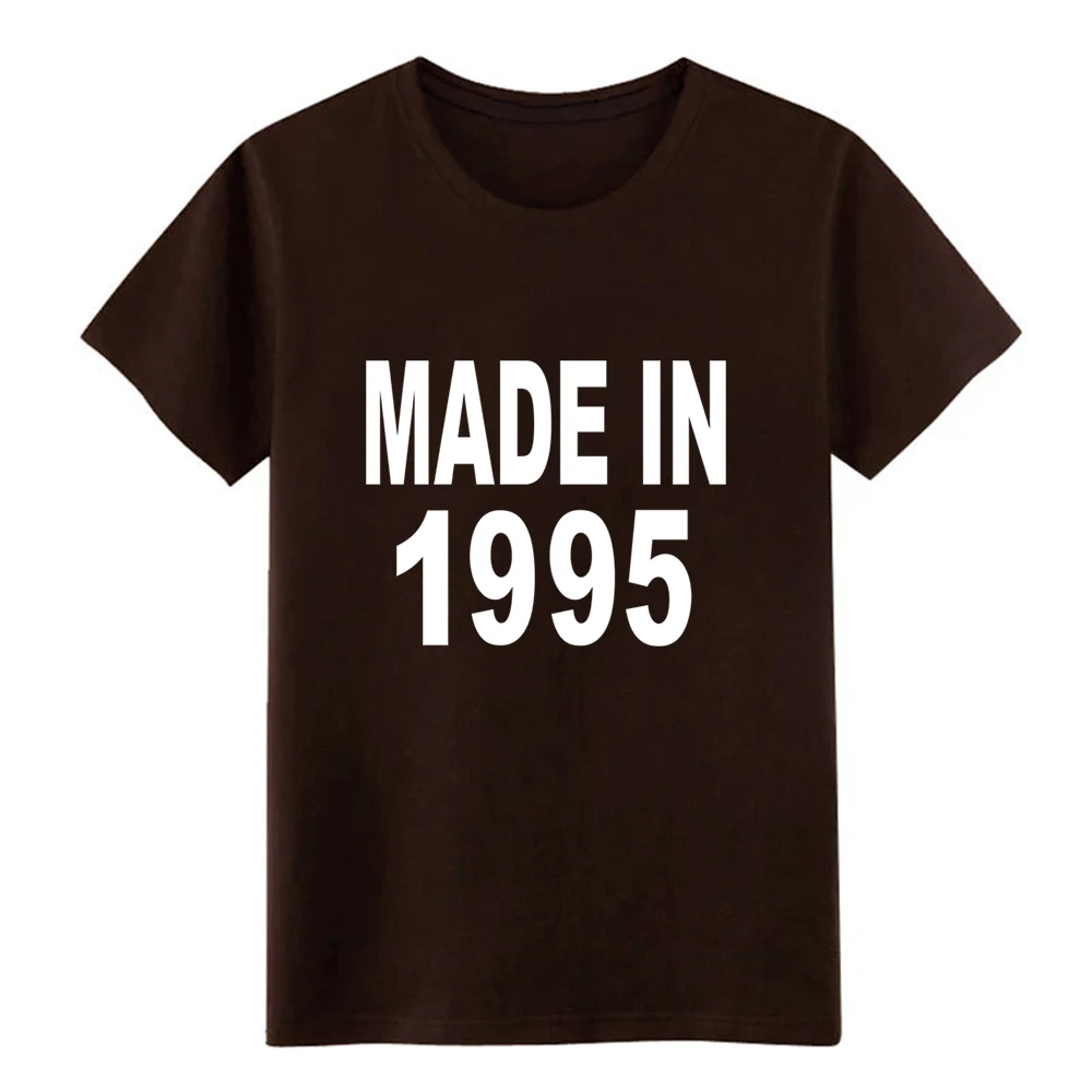 Мужская футболка Made in 1995 дизайн Стандартный крой забавная повседневная летняя