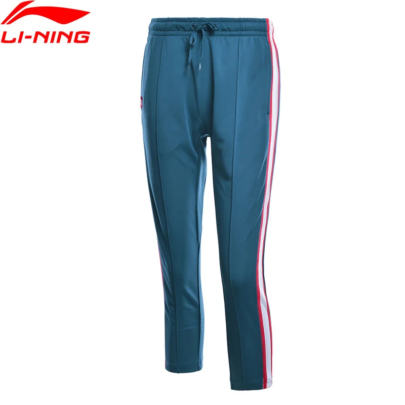 Женские баскетбольные штаны Li-Ning свободные спортивные брюки из 100% полиэстера с