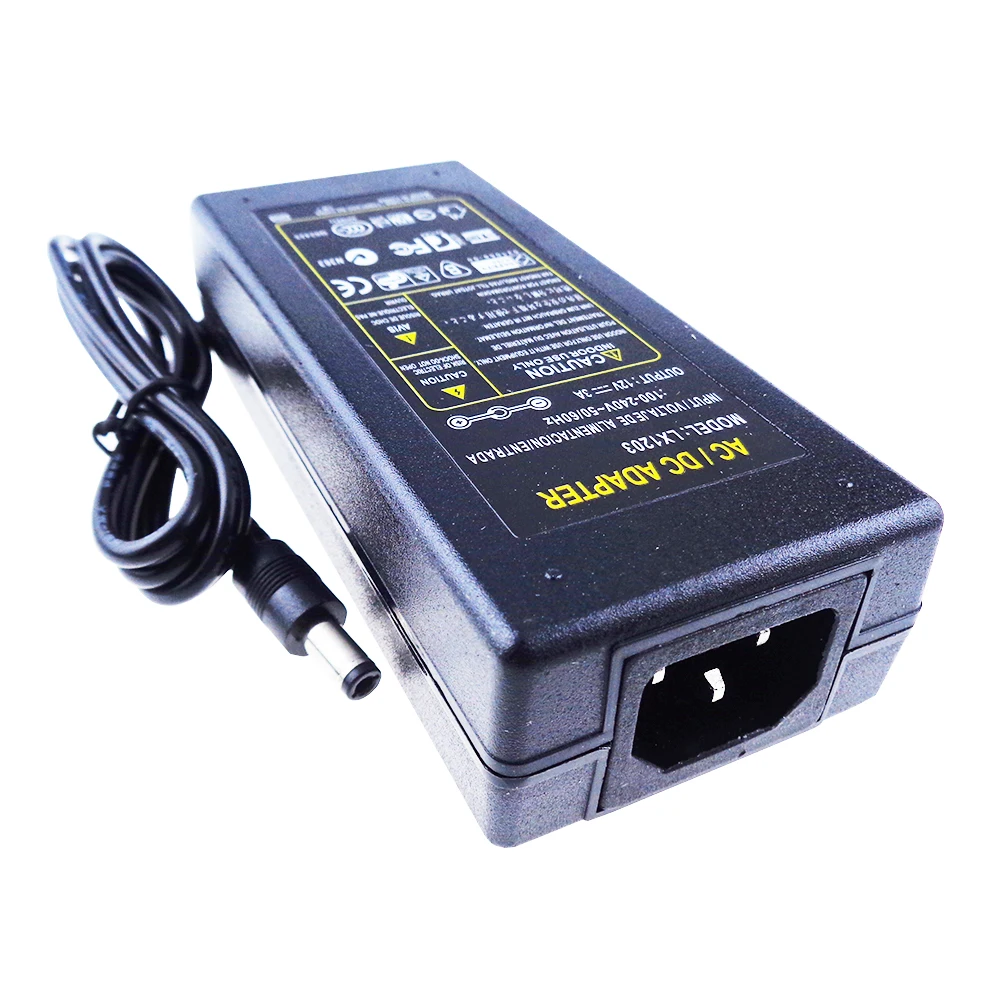 AC 100-240V IC solutions 1 шт DC 12V 3A переключатель питания 36W LED адаптер бесплатная доставка |
