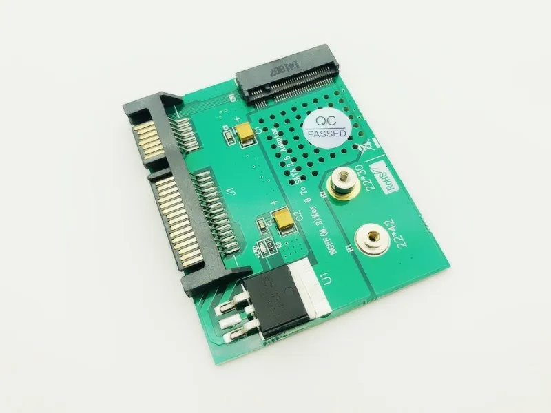 Переходник NGFF ( M2 ) SSD на SATA 2 5 дюйма M.2 SATA3 конвертируемая светодиодный 3 В