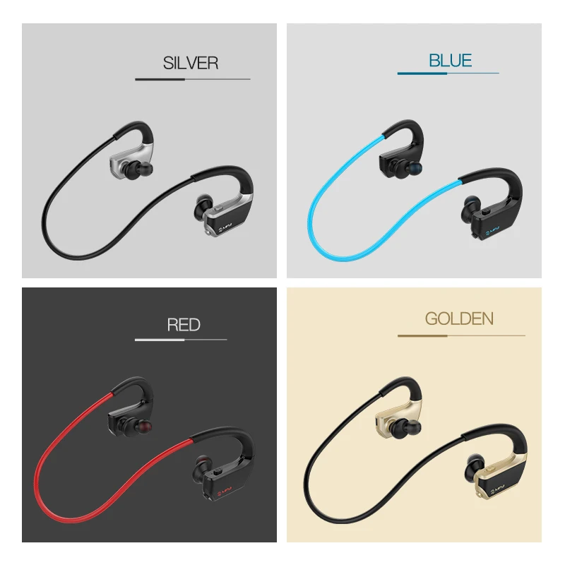 J2 IPX4 водонепроницаемый Mp3 музыкальный плеер 8 ГБ + беспроводные Bluetooth спортивные