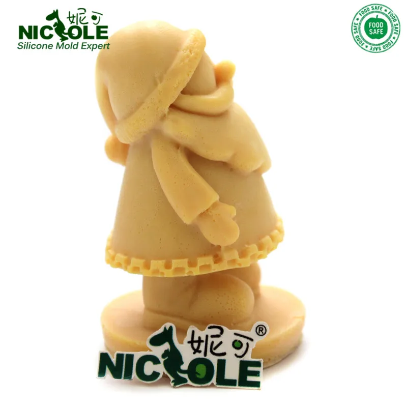 Форма для мыла Nicole Santa силиконовая форма рукоделия из эпоксидной смолы шоколад