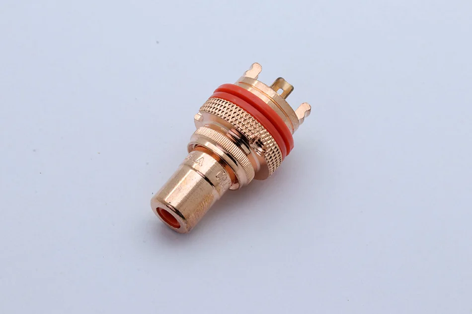 20 шт./10 пар Медь CMC RCA Женский концевой разъем гнездо AV аудио/видеоразъем высокого качества