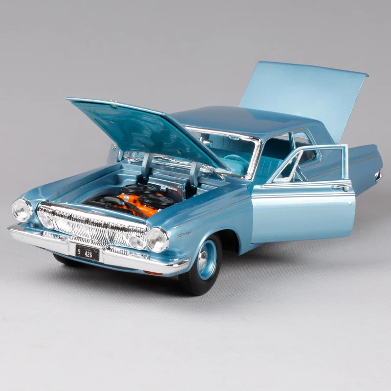 Maisto 1:18 1963 dodge 330 синий автомобиль литье под давлением для вентиляторов 295*105*80 мм
