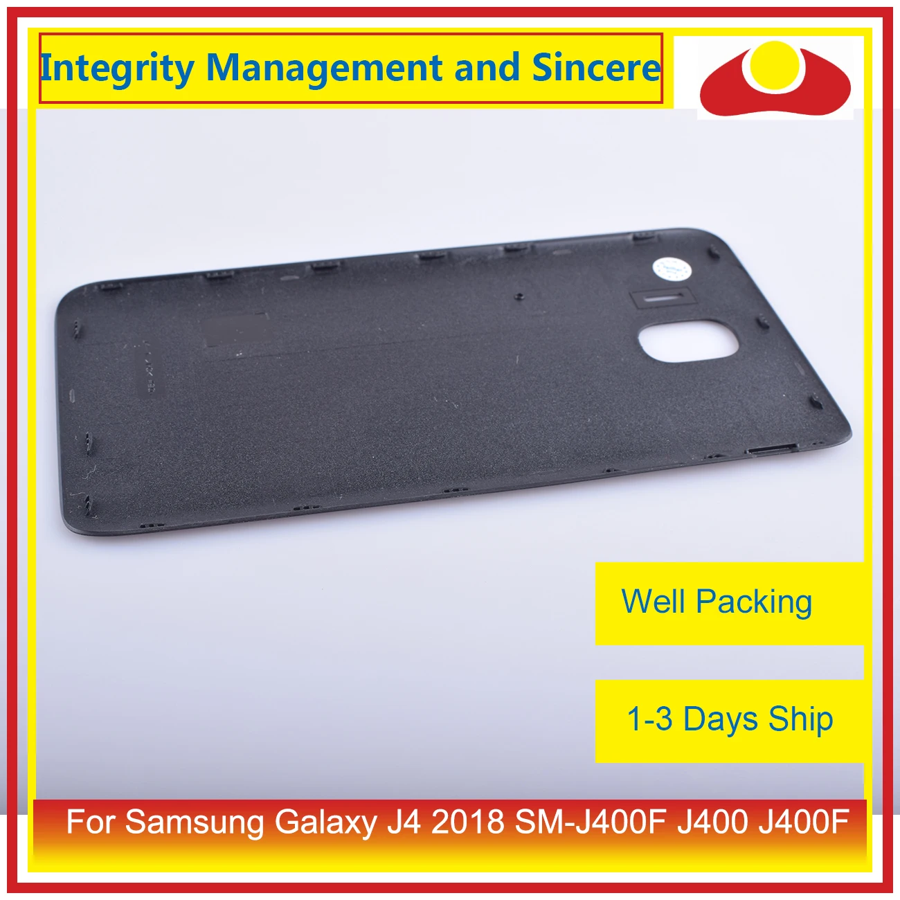 10 шт./лот для samsung Galaxy J4 SM-J400F J400 J400F корпус батарея Дверь задняя крышка корпус замена корпуса
