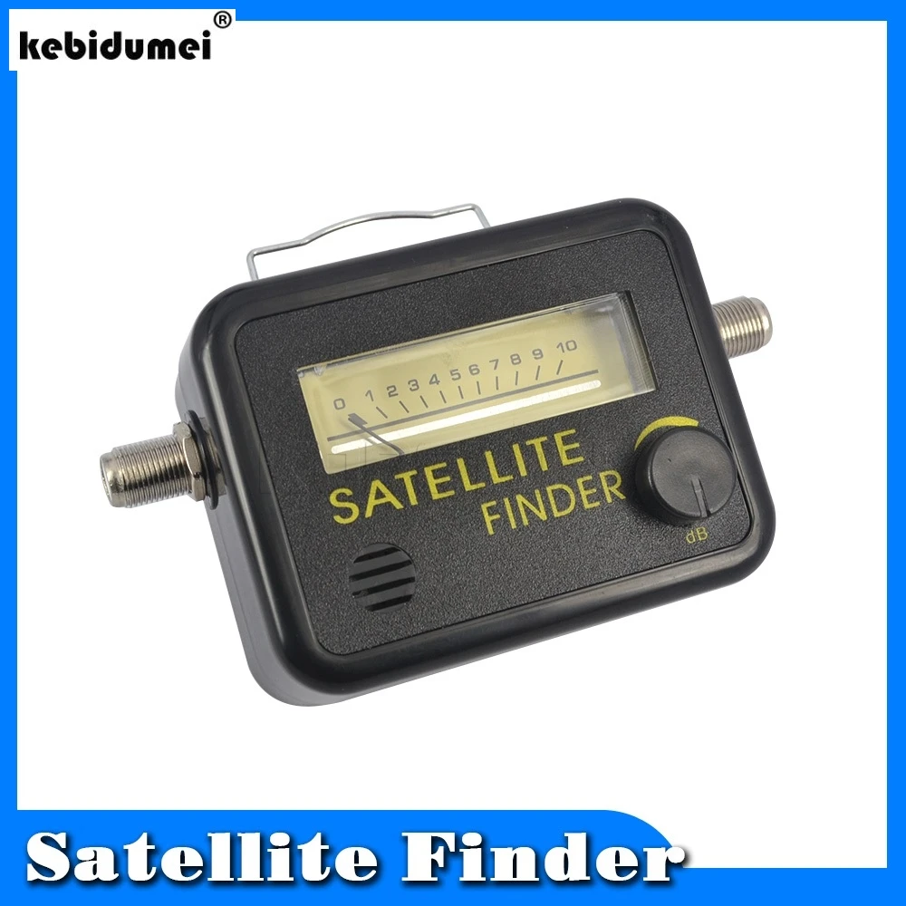 

kebidumei Digital Satellite Finder Meter FTA LNB DIRECTV Signal Pointer SATV Satellite TV Receiver Tool for SatLink Sat Dish