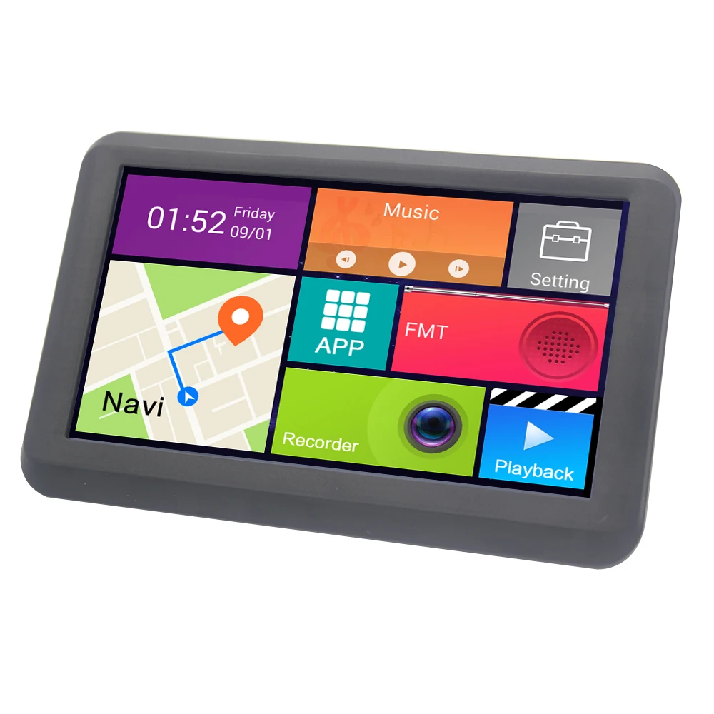 Автомобильный видеорегистратор Elebest A7002S 7 дюймов GPS Android 4 сенсорный экран 1080 P Wi Fi