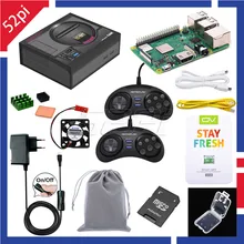 52Pi Retroflag MEGAPi чехол с дополнительным проводным USB игровым контроллером сумка для Raspberry Pi 3B Plus(3B+)/3B