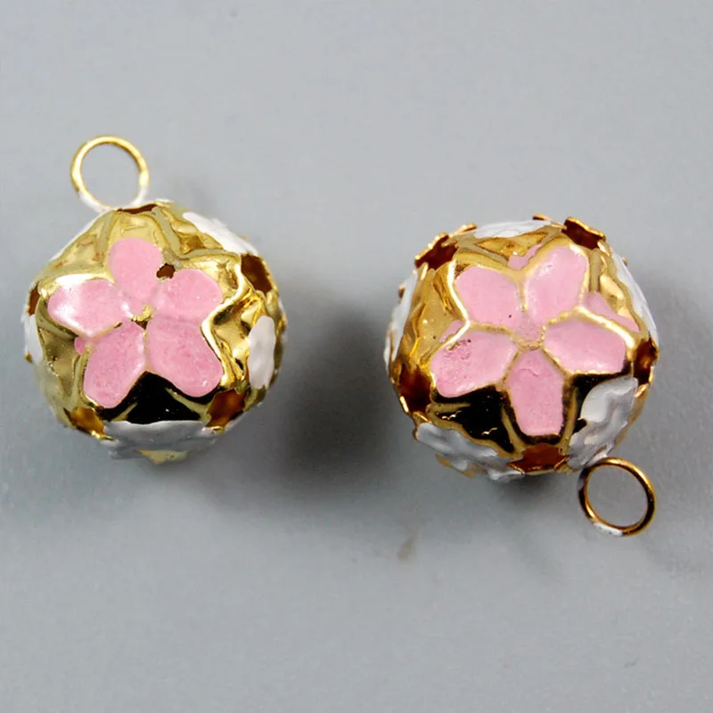 20 шт./лот ошейник-колокольчик в форме мяча для собак и кошек красочный шейный