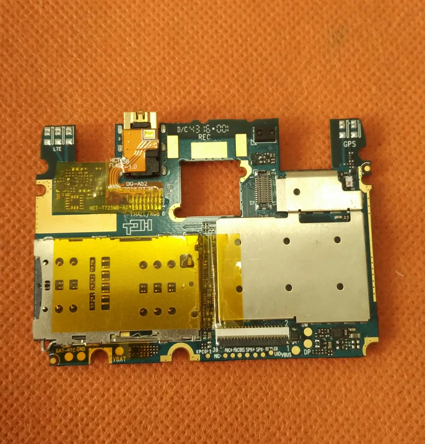 Б/у оригинальная материнская плата 2 Гб ОЗУ + 16 ПЗУ для Doogee Y6 MTK6750 Octa Core 5 дюйма HD