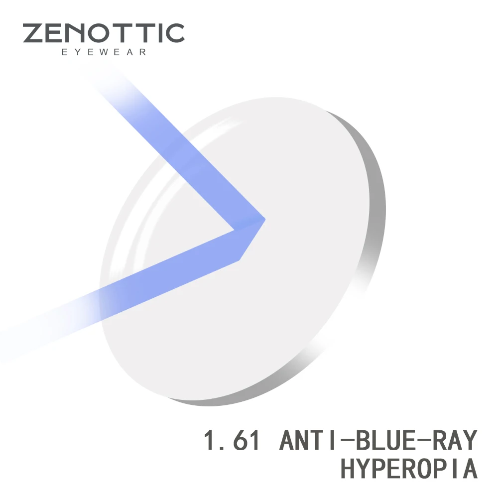 ZENOTTIC по рецепту, прогрессивный стандарт Blu-Ray объектив 1,56 1,61 1,67(+ 12,00~-12,00) при дальнозоркости, близорукость дальнозоркость, оптические линзы