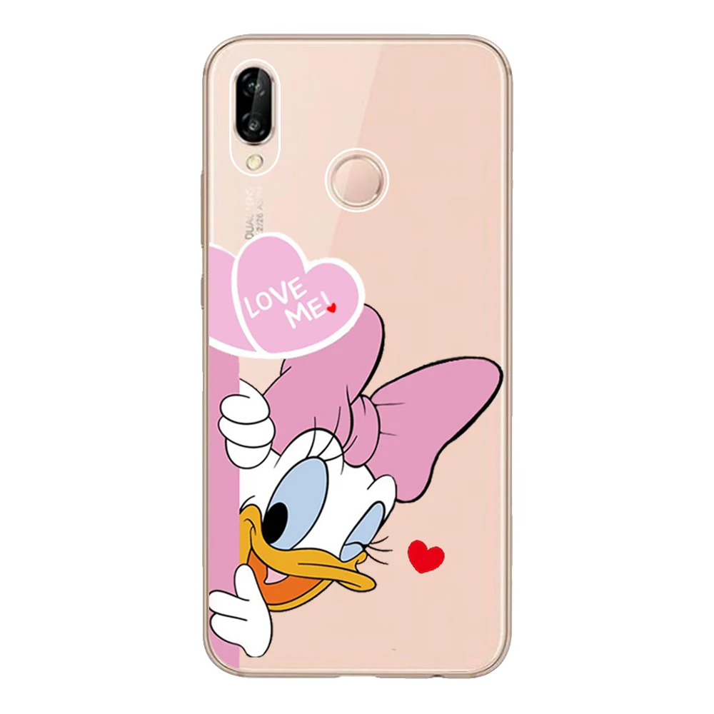 Для Huawei P20 Lite чехол 5 84 &quotМягкий ТПУ силиконовый Nova 3e Coque Minnie Mickey Funda защитный для