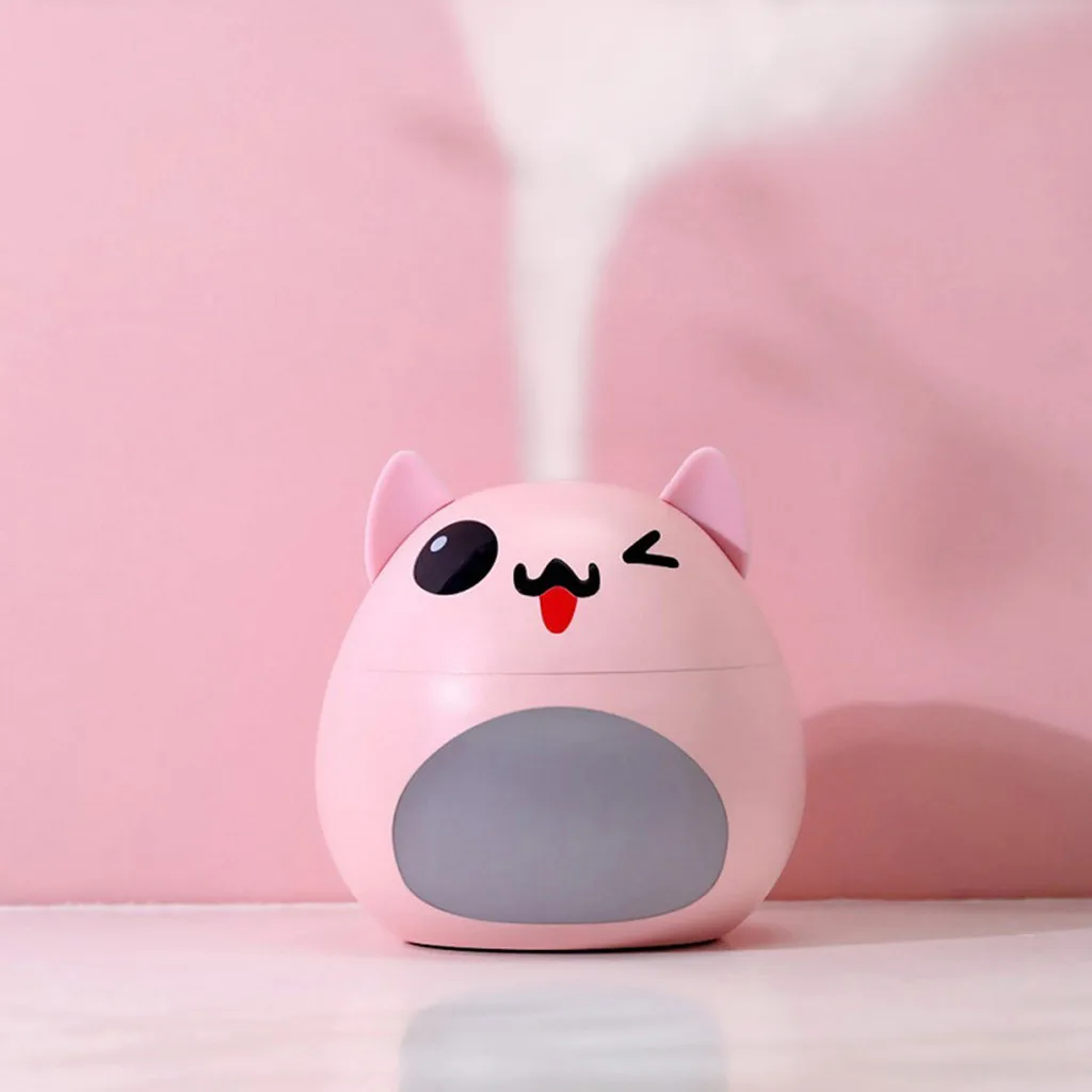 USB увлажнитель воздуха тихий ультразвуковой диффузор изменение милый