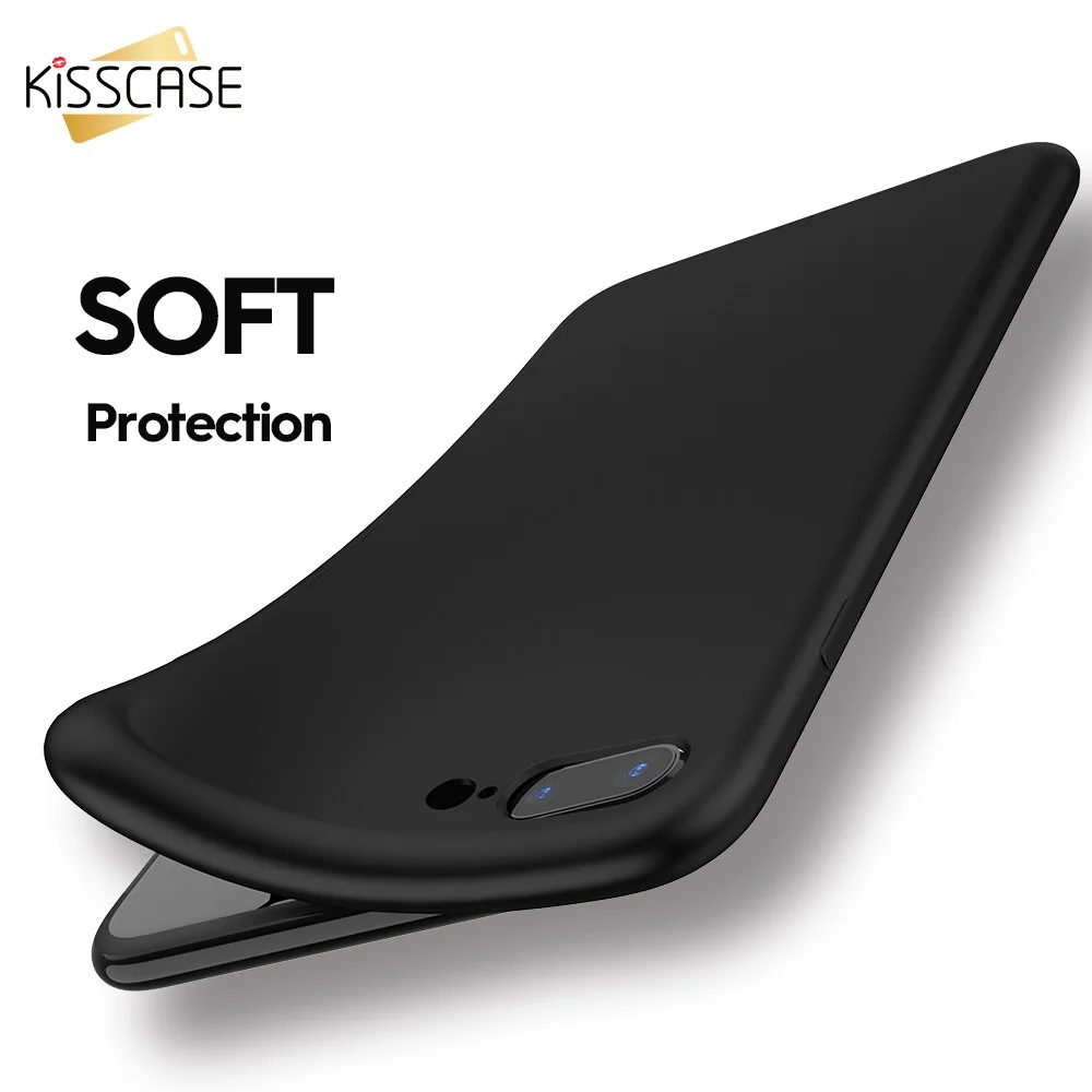 Мягкий силиконовый чехол KISSCASE из ТПУ для iPhone7 8 6 6S Plus 5S 5 SE ультратонкий гладкий