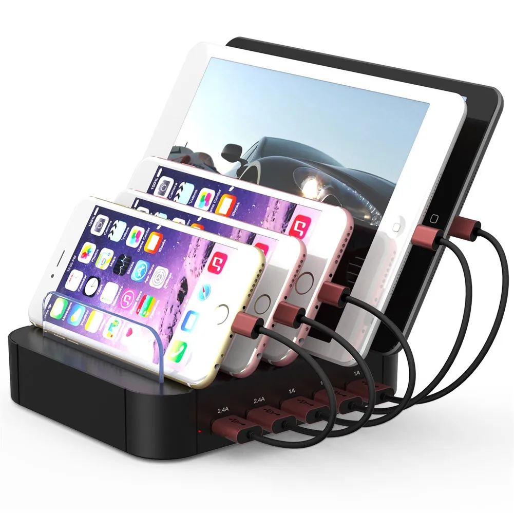 Портативная зарядная станция с несколькими портами USB для телефонов планшетов