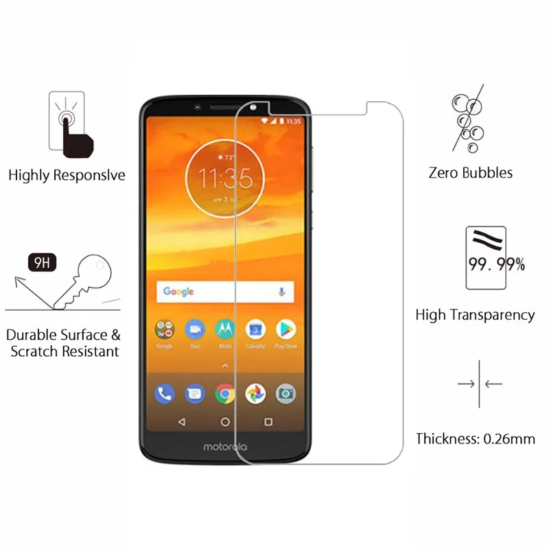 2 шт TOLIFEEL закаленное стекло для Motorola Moto E5 Защитная пленка телефона Plus прозрачное |