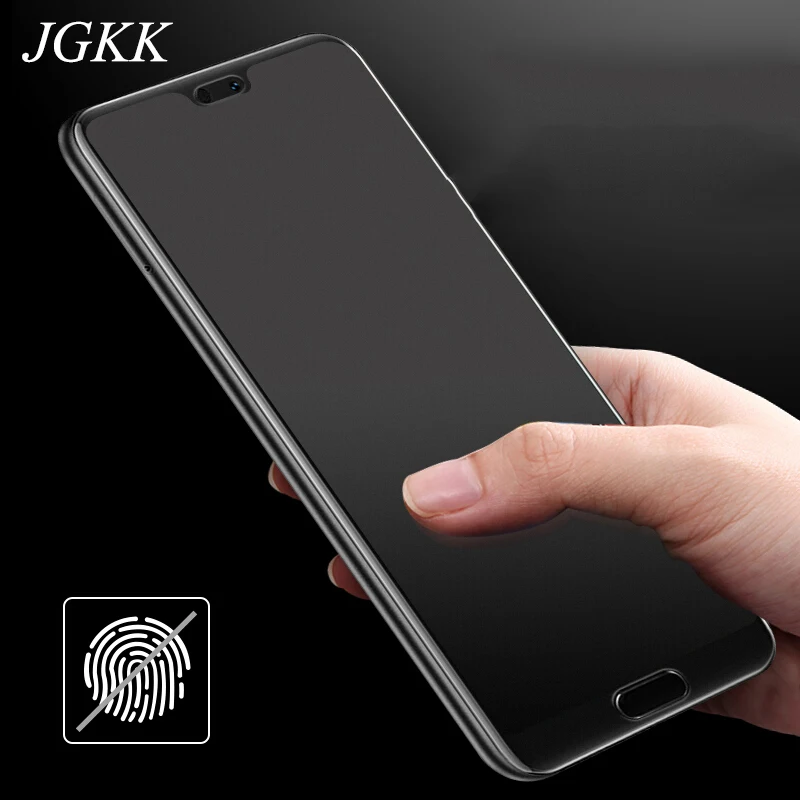 JGKK матовое закаленное стекло с защитой от отпечатков пальцев для Huawei P20 Pro Lite