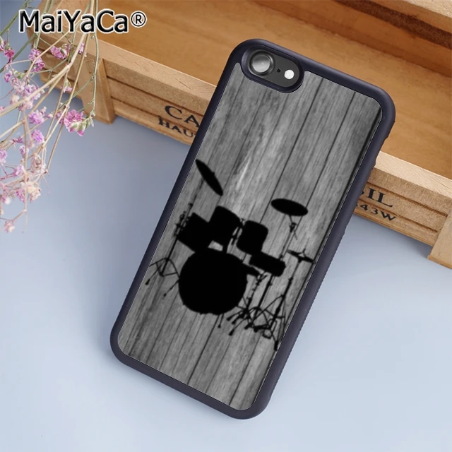MaiYaCa набор барабанов на деревянном чехле для телефона iPhone 5 6 s 7 8 plus 11 12 Pro X XR XS max
