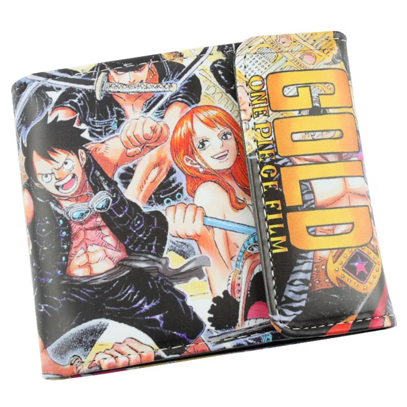 

Anime Pirate King Luffy Monkey High Quality Short Button Wallet
