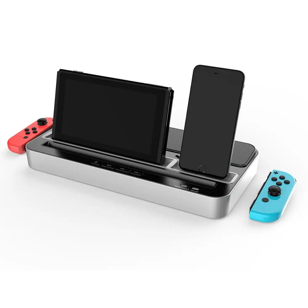 Для nintendo Switch зарядное устройство с динамиком iPega PG-9119 зарядная станция Подставка с Аудио динамиком многофункциональная база