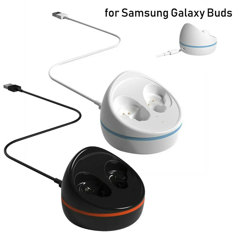 Новинка 2020 сменный чехол для быстрой зарядки док станция Samsung Galaxy Buds беспроводные