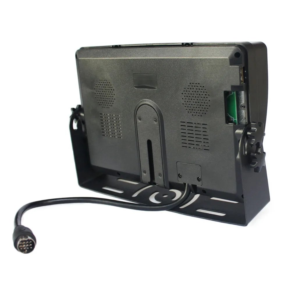 DIYKIT AHD 9 дюймов Сплит QUAD Автомобильный Монитор 960 P AHD IR ночного видения камера заднего вида Водонепроницаемая с sd-картой видео запись