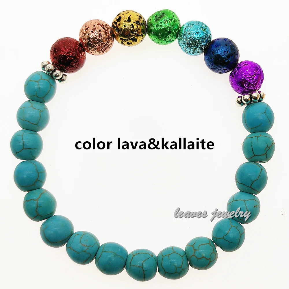no design 7 Chakra Bracelet Men Healing Balance Beads Reiki Buddha Prayer 15style Natural Stone Yoga For Women dropship | Украшения и