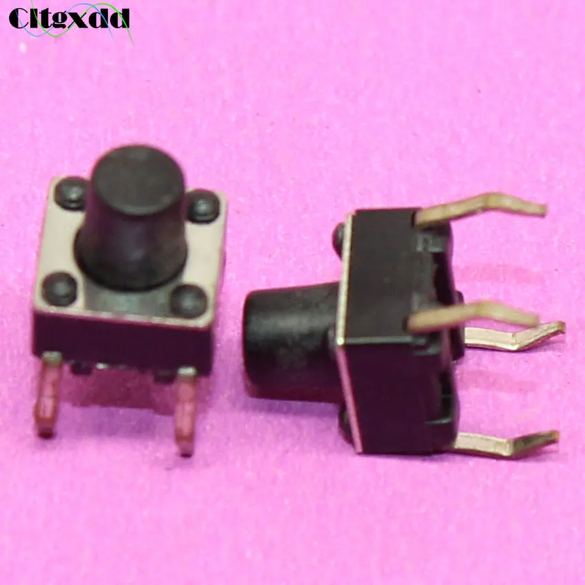 Cltgxdd 1 ~ 500 шт 4pin 6x6x7мм мини переключатель Такт кнопочный 6*6*7 мм 4 pin|Выключатели| |