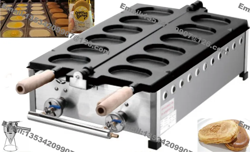 6 шт. антипригарный газовый корейский аппарат для приготовления яиц и хлеба 2 в 1|2