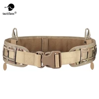 tactical waist belt modular loading padded molle pals slim quick release combat battle army laser cut nylon hunting accessories