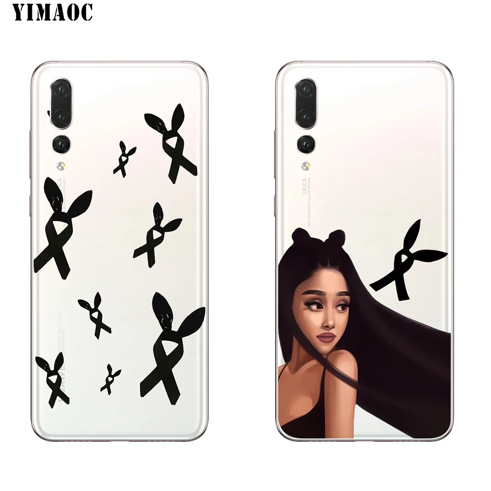 Мягкий силиконовый чехол YIMAOC Ariana Grande Cat Ari из ТПУ для Huawei P8 P9 P10 P20 Mate 10 Lite 2015 2016 2017 Pro P