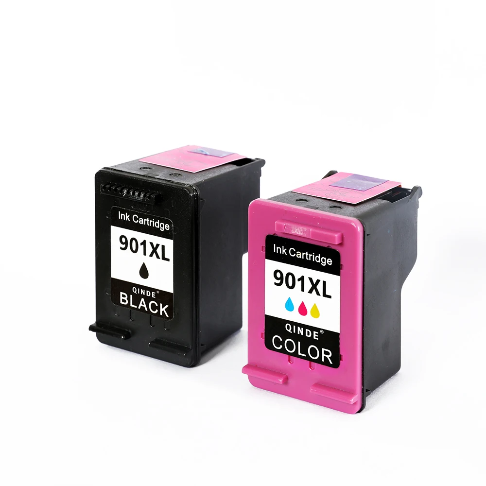 Qinde 901 Refilled Ink Cartridge Replacement for HP 901XL Officejet 4500 J4540 J4500J 4550 J4580 J4640 J4680c | Компьютеры и офис