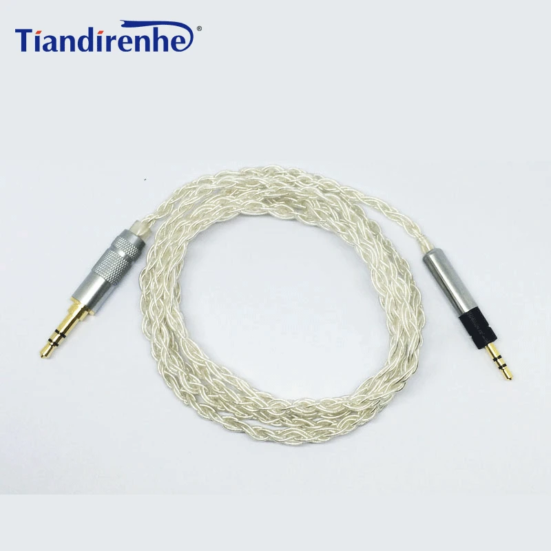 72 ядер замена кабеля для Sennheiser HD598 HD558 HD518 HD595 HD599 наушники гарнитура 3 5 мм до 2 аудио