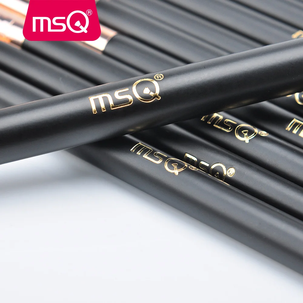 MSQ 6 шт/12 шт/18 шт комплект подводок для глаз набор кисточек для теней смешивания составляют кисти мягкого синтетического волосы pincel maquiagem