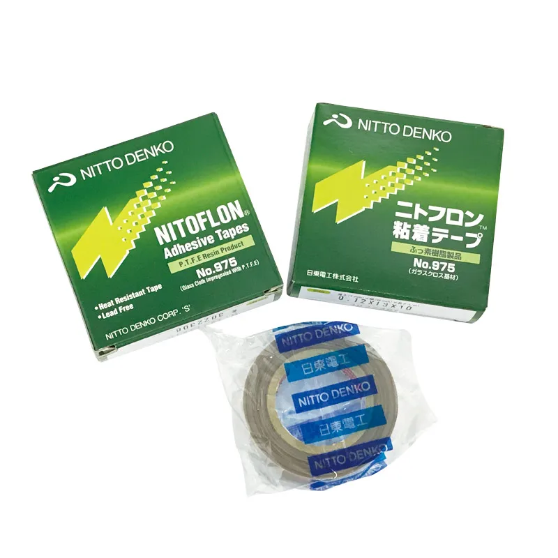 

T0.12mm*W13mm*L10m Nitoflon Insulation Tape 975 Fiber Glass Adhesive Tapes
