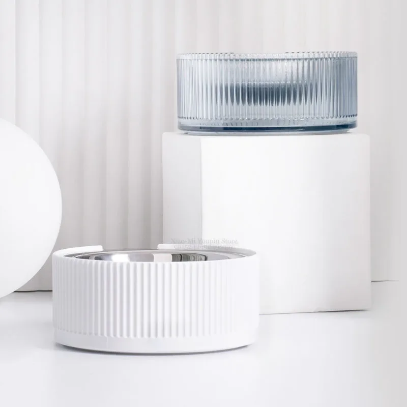 Xiaomi Mijia из нержавеющей стали нагреваемая миска для кошек питомец собака еда напиток вода наклонная кормушка миска для кормления миска против перелива мелкая
