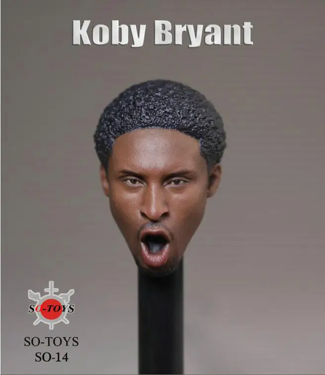 Sotoys 1/6 black headplay голова Коби бриant sculpt SO 014|head sculpt|1/6 head sculptsculpting |