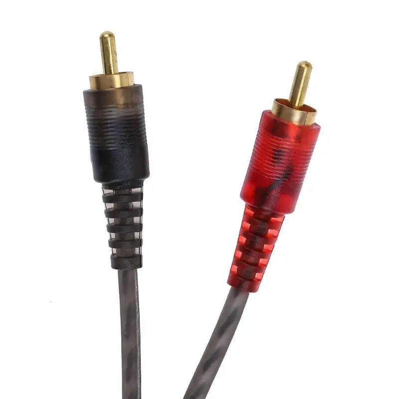 Разветвитель для автомобильной аудиосистемы 27 см 1 RCA мама в 2 RCA|2 rca male|2 rca1 |