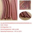 Термоусадочная трубка 1235 М 1: 1 1-50 мм коричневого цвета, термоусадочная трубка, обмотка проводов, изоляционная втулка