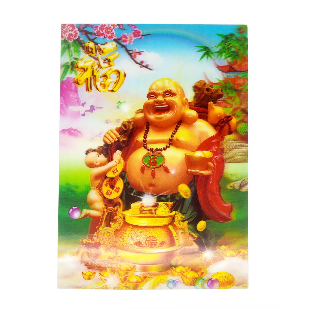 

3D Effect Plastic Picture Wall Hanging Poster Maitreya A2051