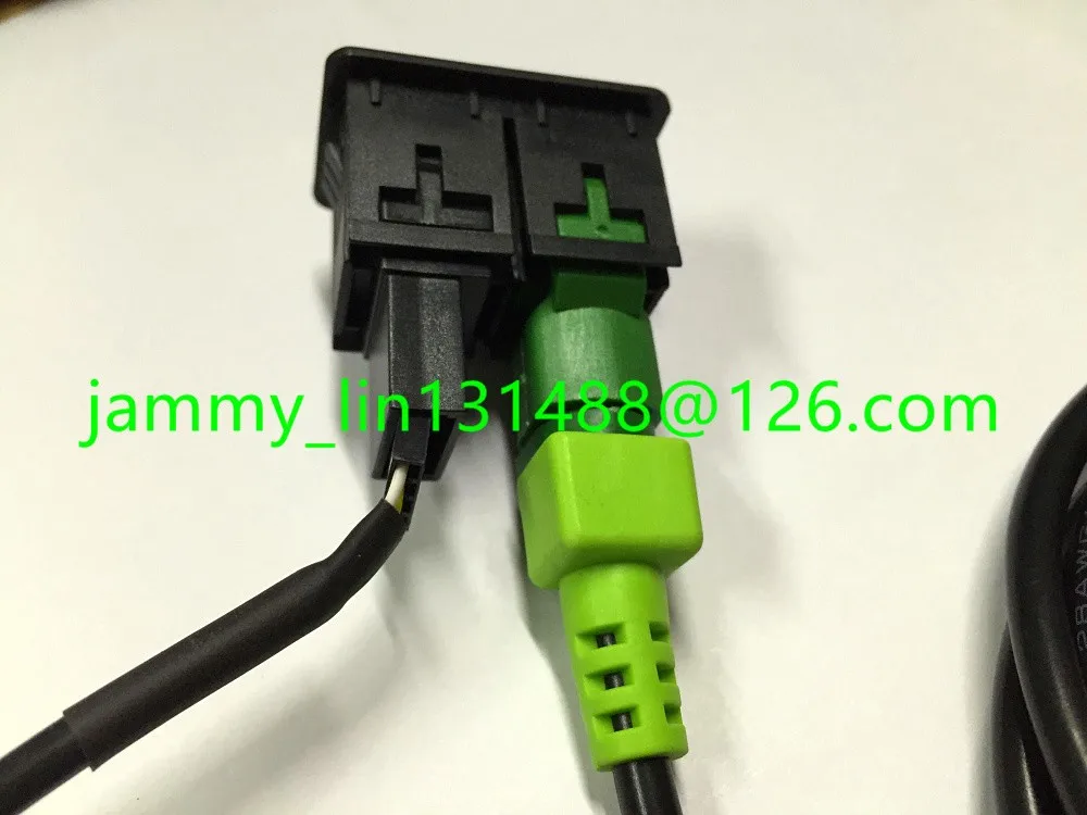 Высококачественный Автомобильный USB AUX аудио кабель переключатель вилка для VW