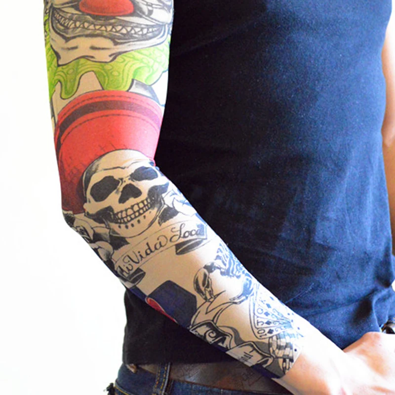 500 шт. мужские тату чулки|arm sleeve|fake tattoo sleeves armsleeve tattoos women |