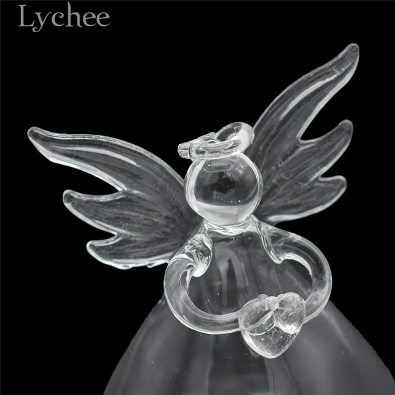 Lychee Angel Дизайн Подсвечник прозрачный стеклянный подсвечник домашний декор для