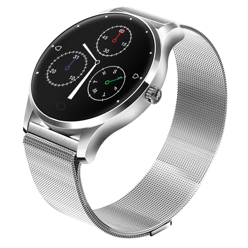 K88 Smartwatch Bluetooth 4.0 IP65 Waterproof Health Reminder Sleep Heart Rate Monitor Pedometer Anti lost For IOS Android Phone|smartwatch