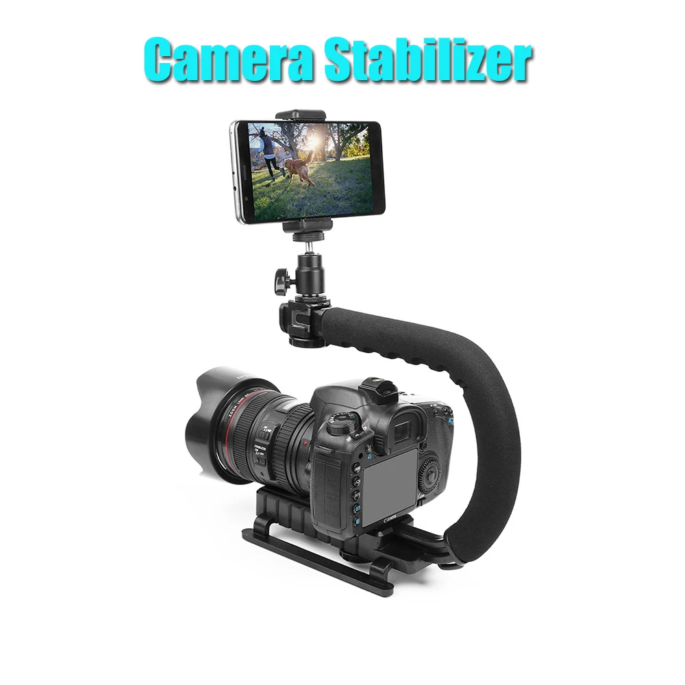 Ulanzi U Grip стойка для трех вспышек Видео действие стабилизации ручка Rig iPhone 8 X GoPro