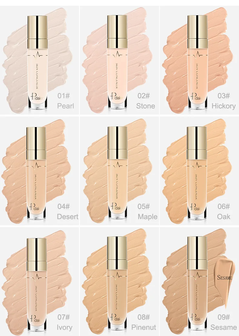 Pudaier Горячая жидкий консилер крем contour Pro Макияж жидкий консилер макияж Foudantion крем корректор цвета для любой кожи