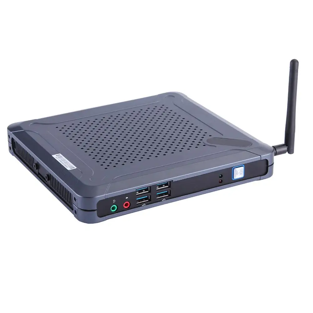Мини ПК настольный компьютер Intel Core I3 7130U Windows 10/Ubuntu [HUNSN BH06L] (COM/VGA/HD/LAN/4USB2.0/4USB3.0) |