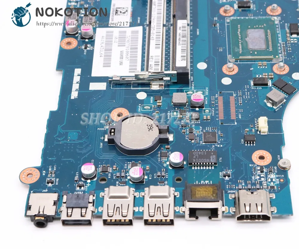 NOKOTION для dell Inspiron 3721 3521 материнская плата ноутбука VAW00 LA-9104P CN-00FTK8 00FTK8 SR0XF I3-3227U CPU HM76